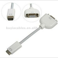 Super Mini DVI to VGA Cable Monitor Adapter Video Cable f